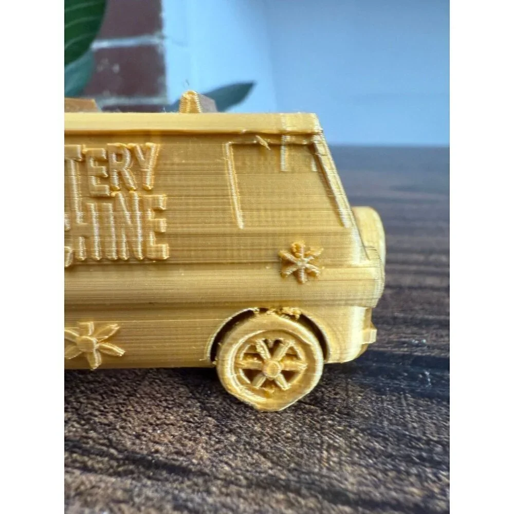 3-D printed mystery machine, Scooby Doo
